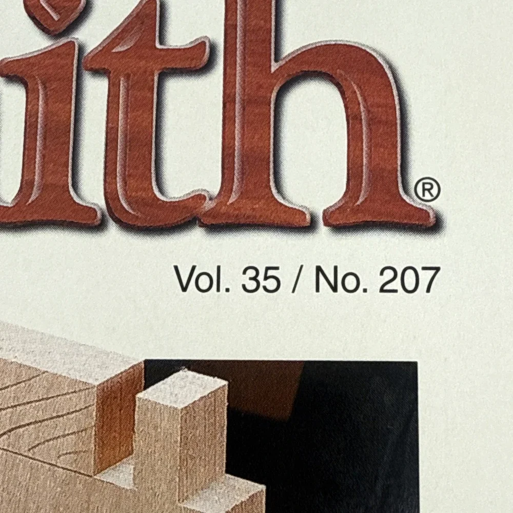 Woodsmith Magazine Box Joints Classic Joint New Ideas Vol. 35/ No. 207
